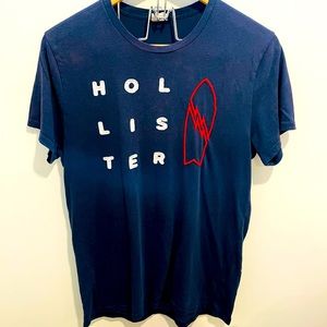 Hollister Simple Blue T Shirt - Size M